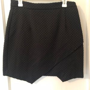 Black mini-skirt